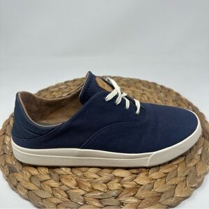 OLUKAI Kohu Sneakers Navy White Size 10 Women's